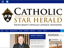 Tablet Screenshot of catholicstarherald.org